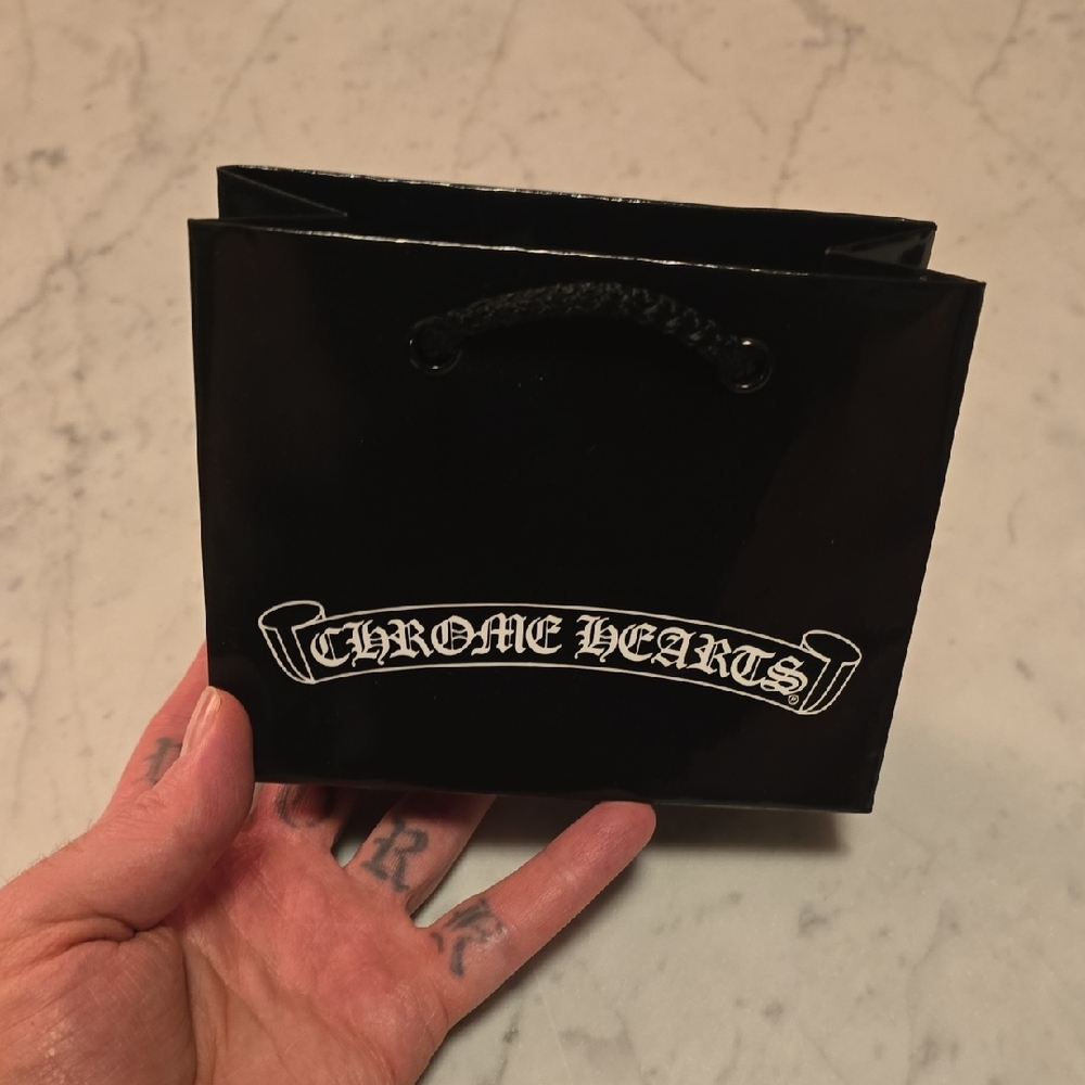 Chrome Hearts Glossy Black Mini Bag